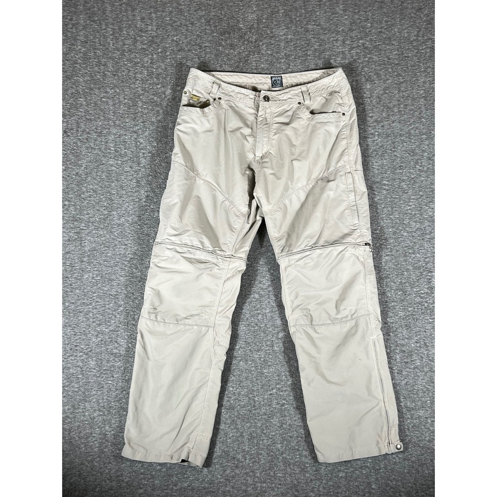 Kuhl Cargo Pants Versatile Trousers Casual Beige Mens 36X30 - Picture 3 of 16